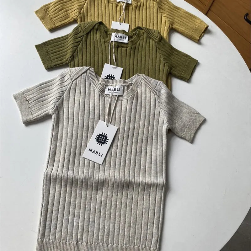 Cable Knit T-shirt (from 9-36months)