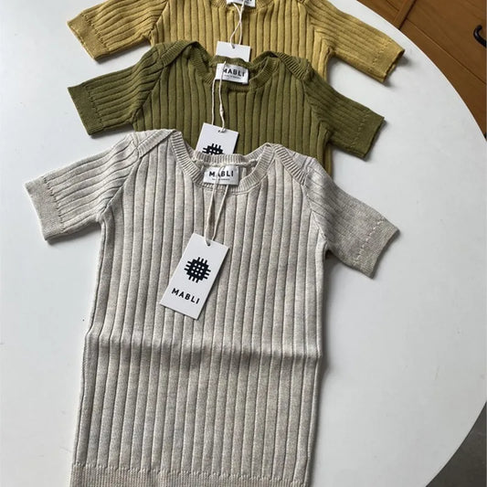Cable Knit T-shirt (from 9-36months)