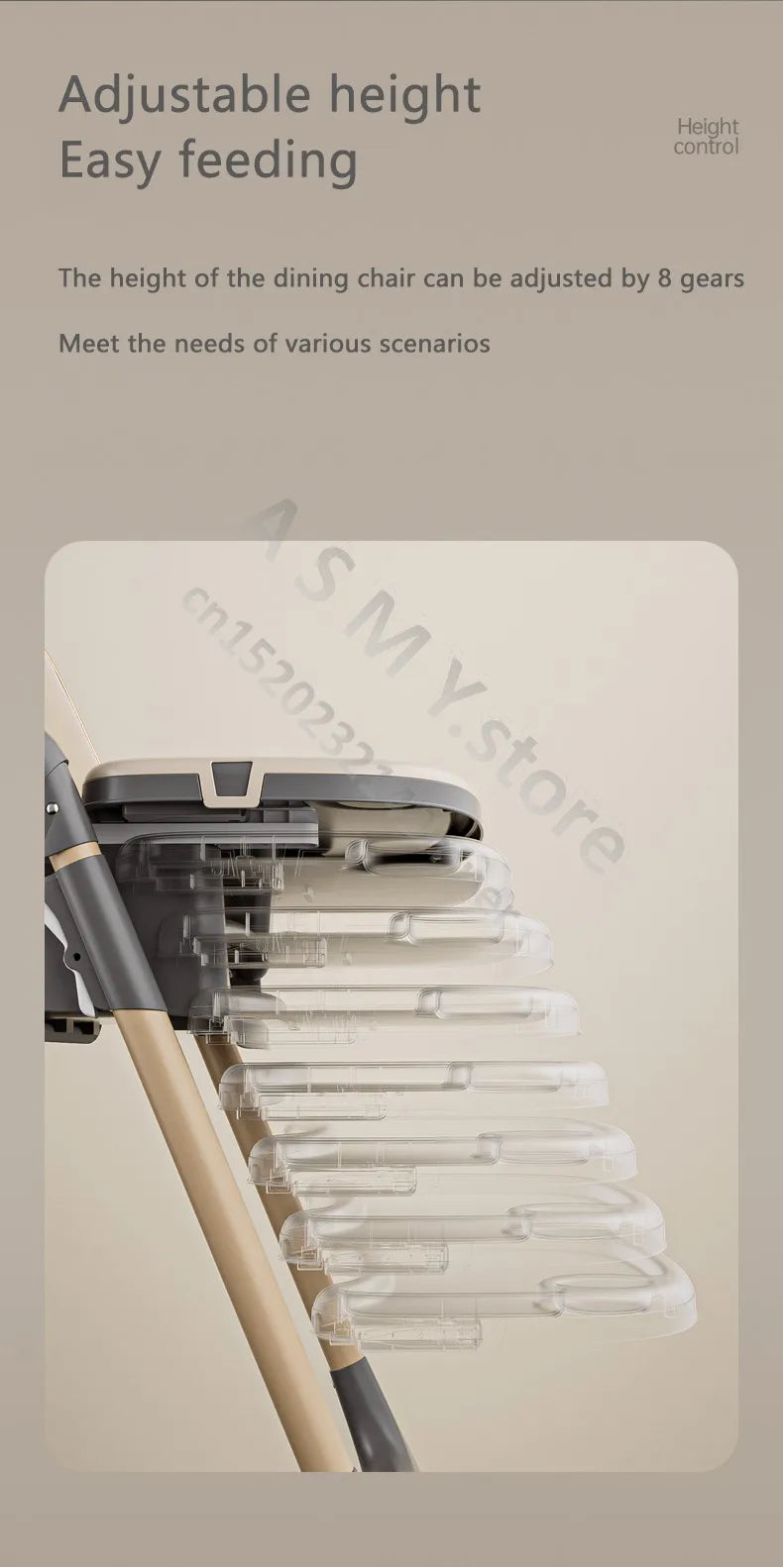 Nursery Collection, Limited Edition Child's Multifunctional Foldable Dinning Chair