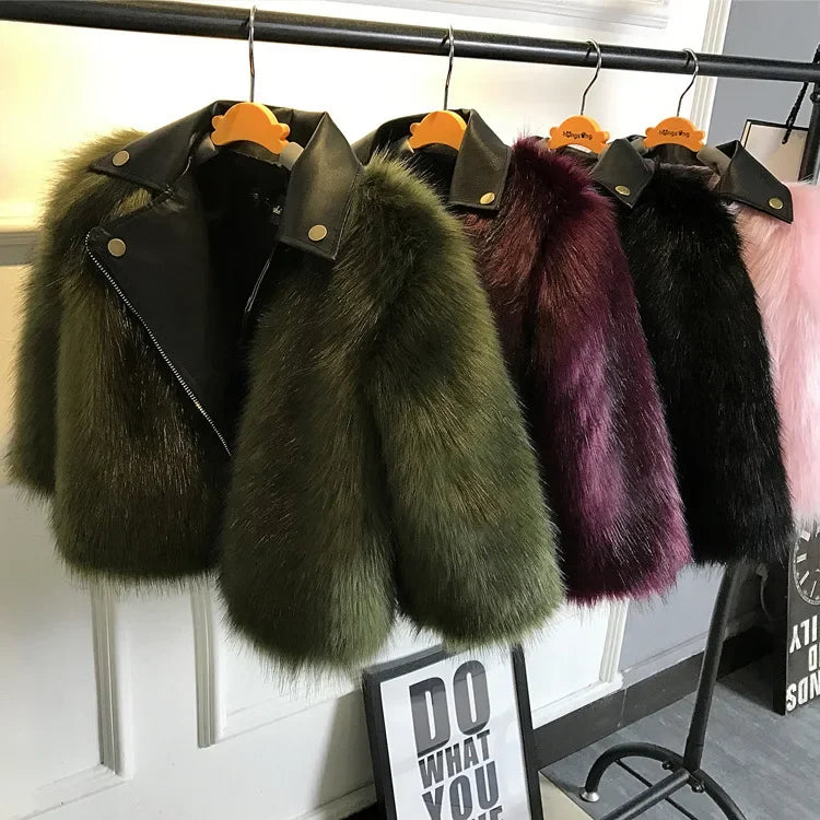 Apparel Collection, New Faux Fox Fur Coat