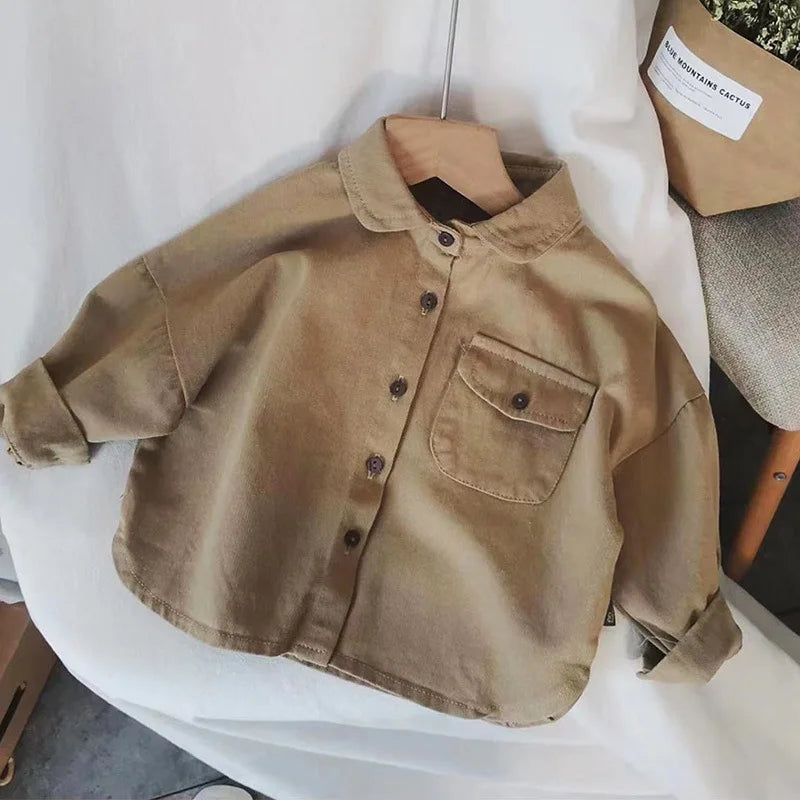 Long-Sleeve Pocket Over Shirt
