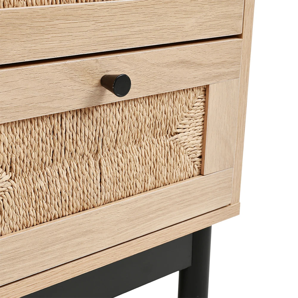 Woven Accent Cabinet (Two or Three Draw)