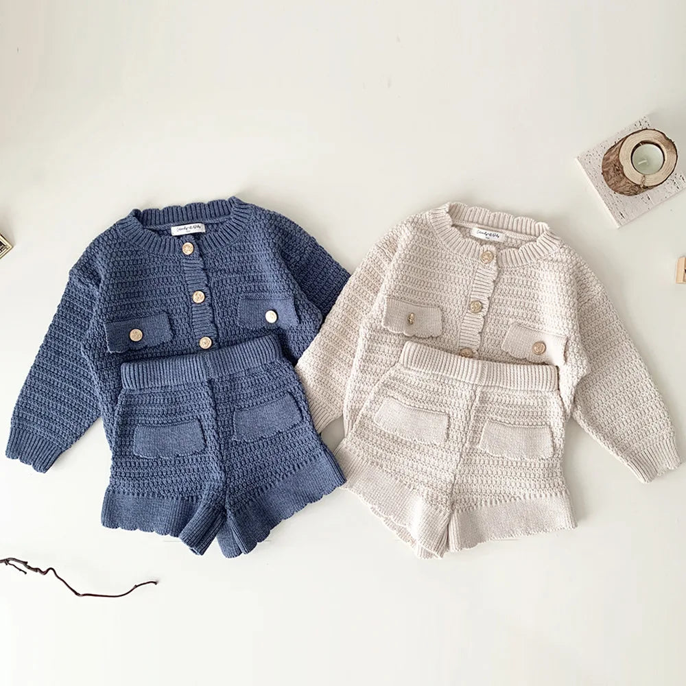 Apparel Collection, Knitted 2piece (Knitted Cardigan/Short)