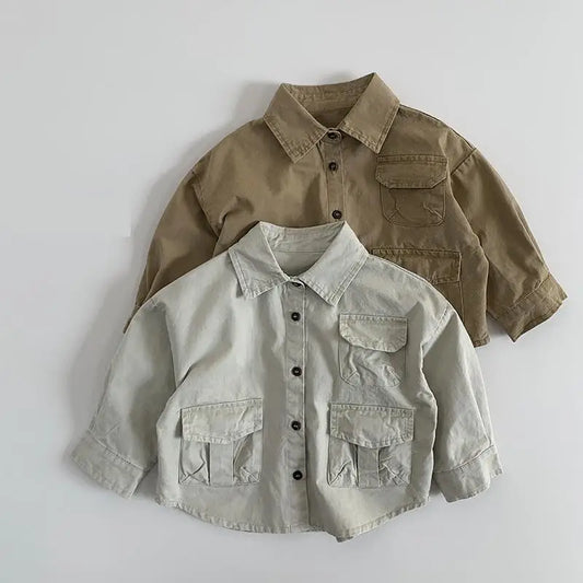 Apparel Collection, Cotton Cargo Over-Shirt