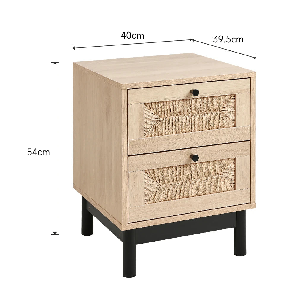 Woven Accent Cabinet (Two or Three Draw)