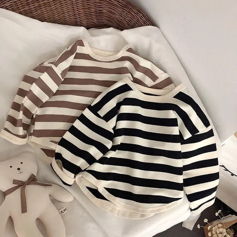 Apparel Collection, Long Sleeve Striped T-Shirt
