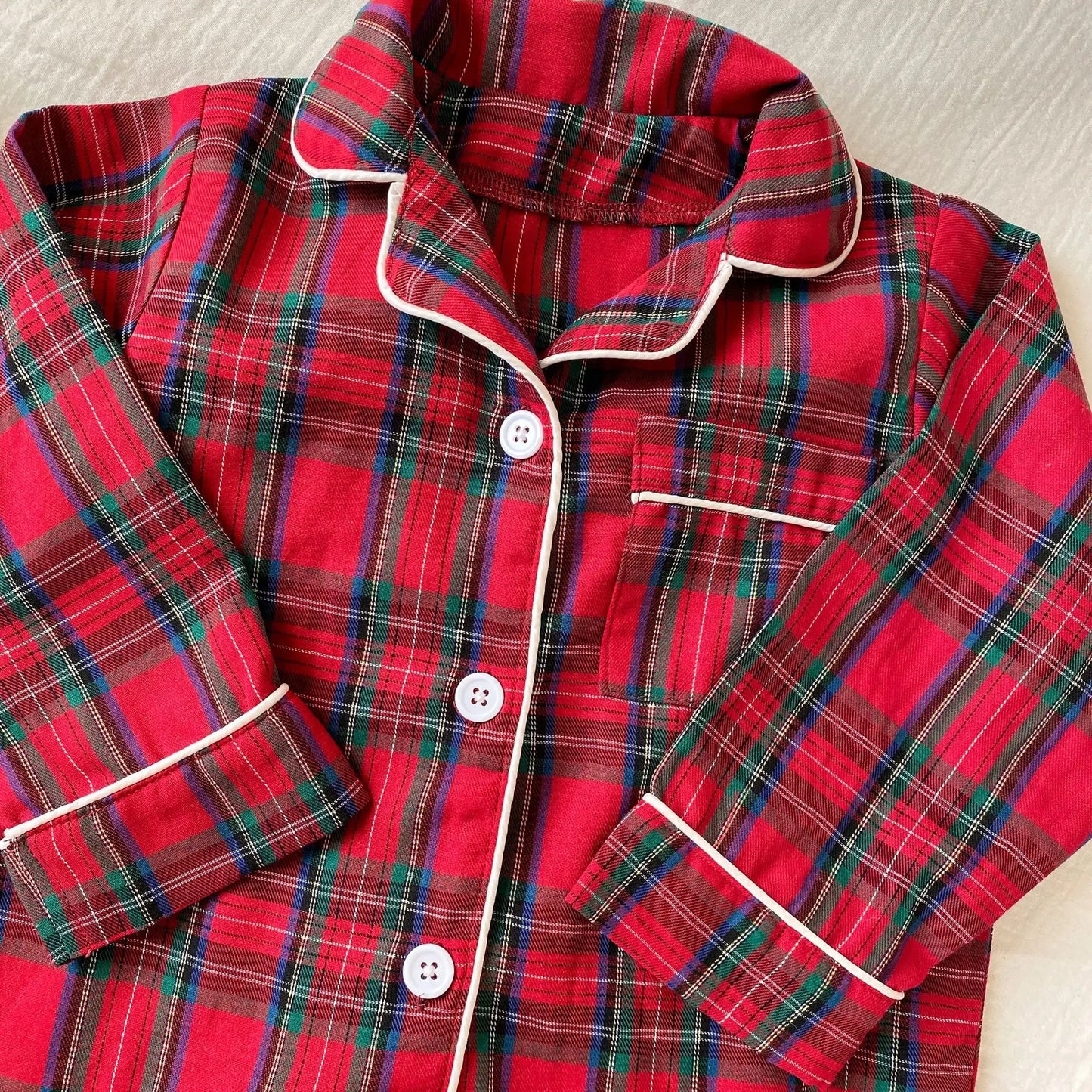 Christmas Collection Plaid PJ Set