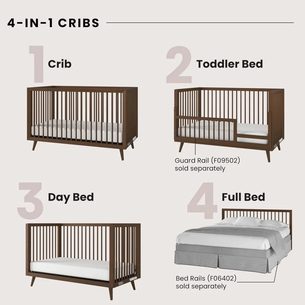 Nursery Collection, 4-in-1 Convertible Crib